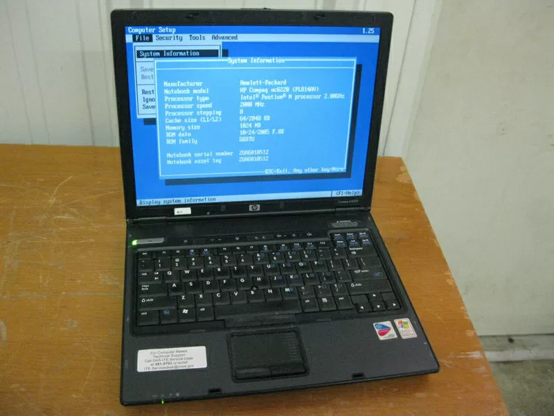 Продаю HP Compaq nc6220