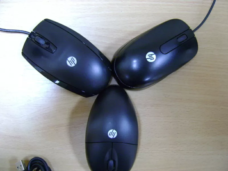 Оптическая мышь HP -  MOUSe USB (Оригинал) 3 вида  2