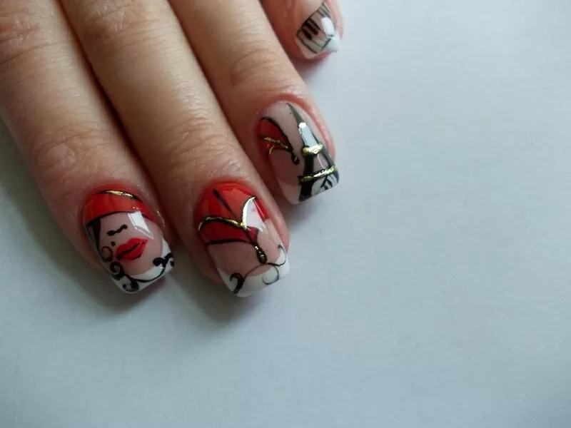 Предлагаю услуги по наращиванию ногтей, шеллак, маникюр, спа - педикюр 4