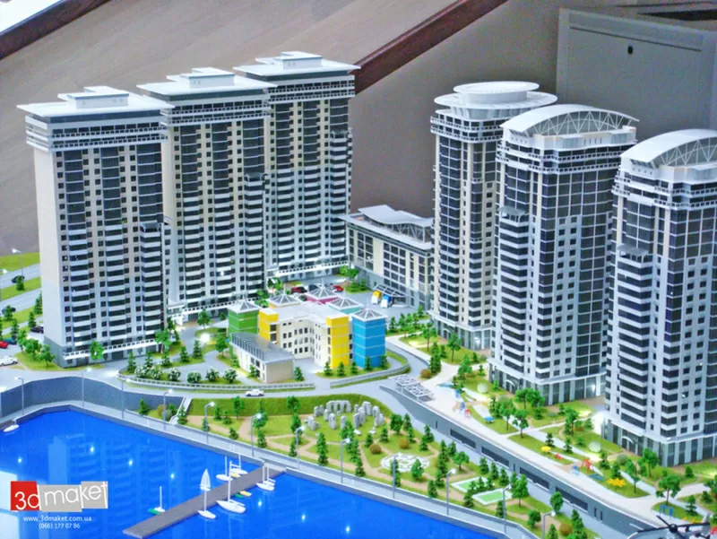 /архитектурный макет/макет здания/макетная мастерская/