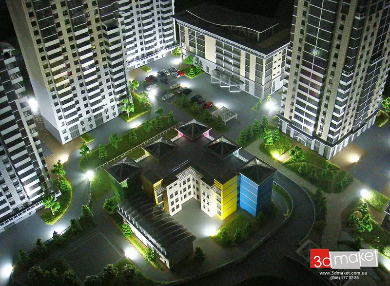 /архитектурный макет/макет здания/макетная мастерская/ 3