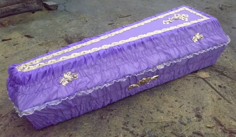 Гробы обитые тканью