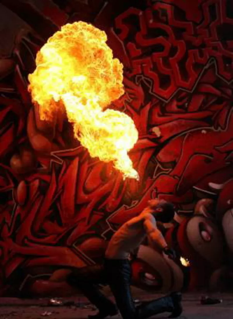 Огненное шоу. 3