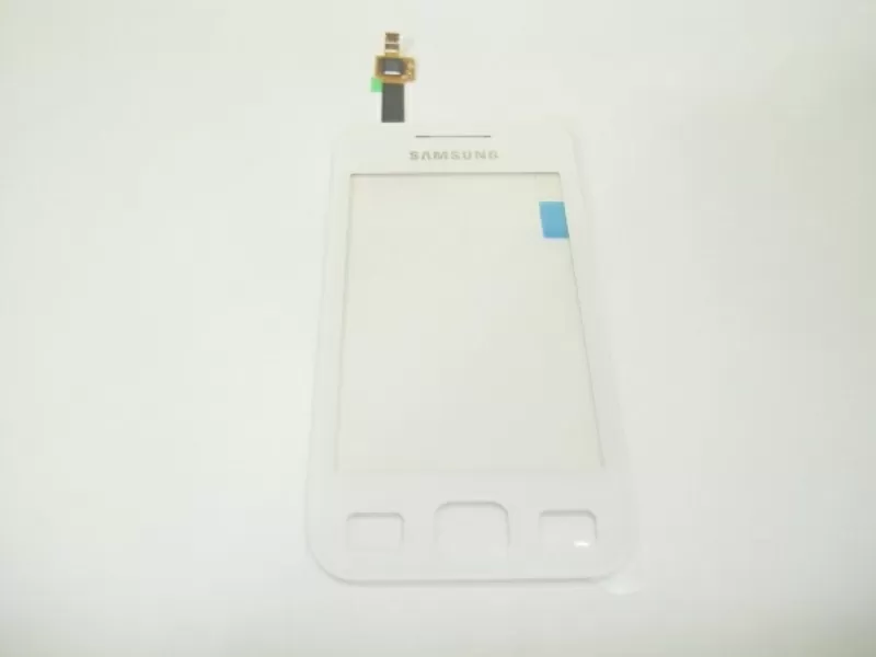 Сенсорный экран (touchscreen) к телефону  Samsung GT-S5250 (цвет белый