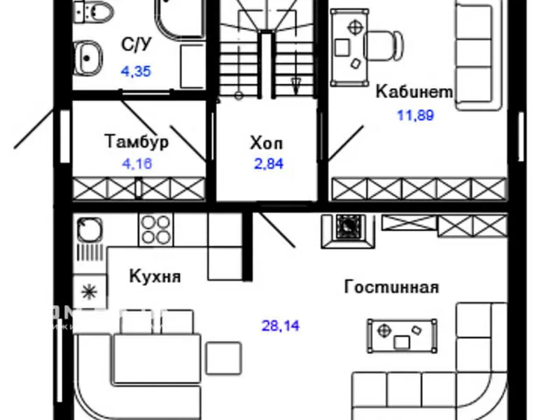 Продается новый двухэтажный  дом под Киевом! Бориспольский район! 2