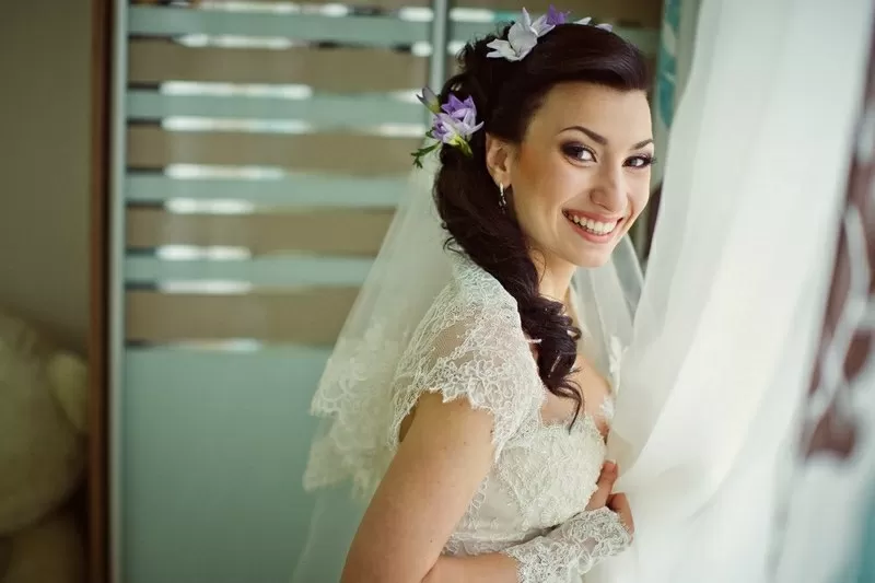 Свадебный макияж и прически/визажист/профессиональный макияж и прическ 3