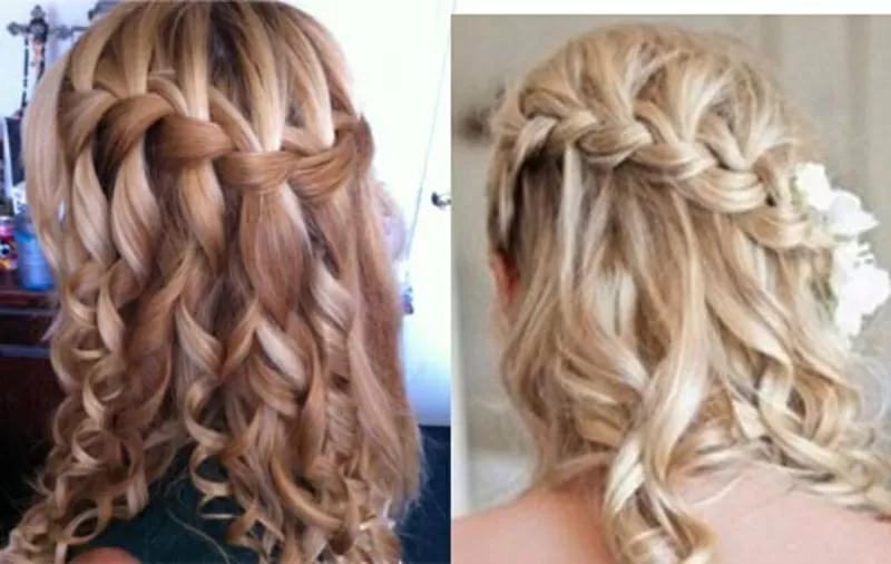 Плетения, прически с косами и макияж для свадьбы, выпускного, торжеств