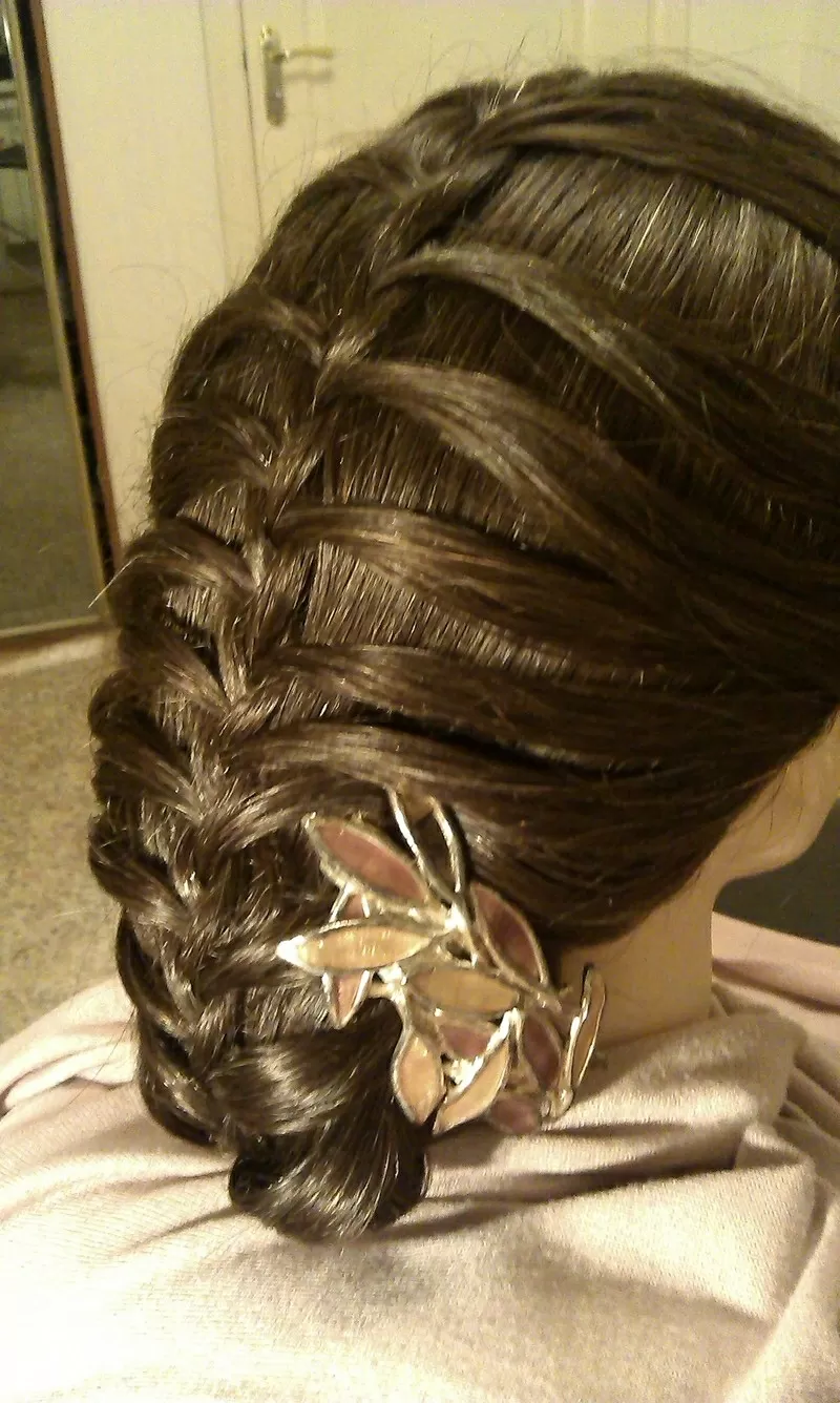 Плетения, прически с косами и макияж для свадьбы, выпускного, торжеств 4