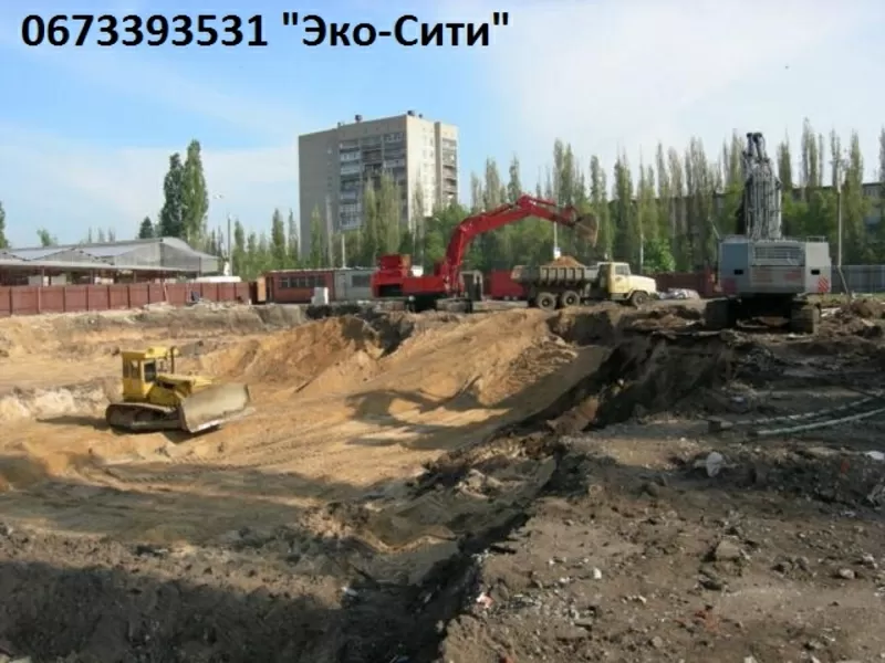 копка траншей (канализация, водопровод, электричество, газопровод.