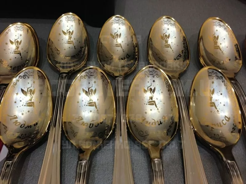 Лазерная гравировка ложек