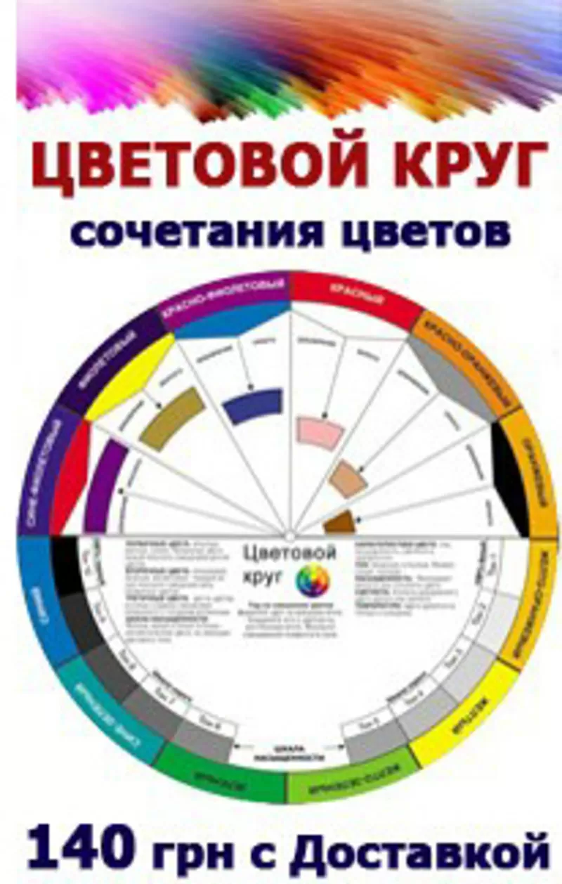 Продам цветовой круг для сочетания цветов 2