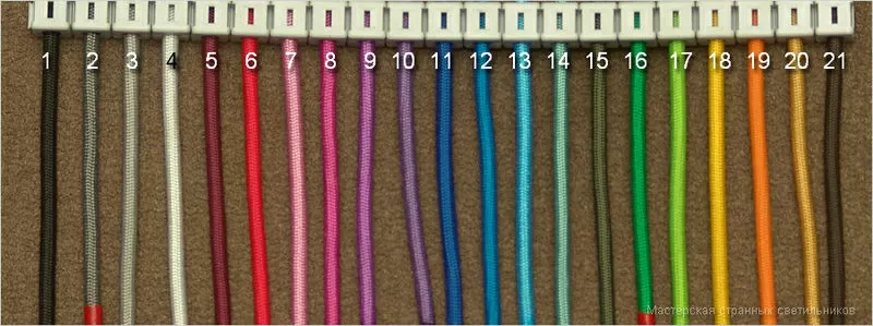 провод в текстильной оплетке 13