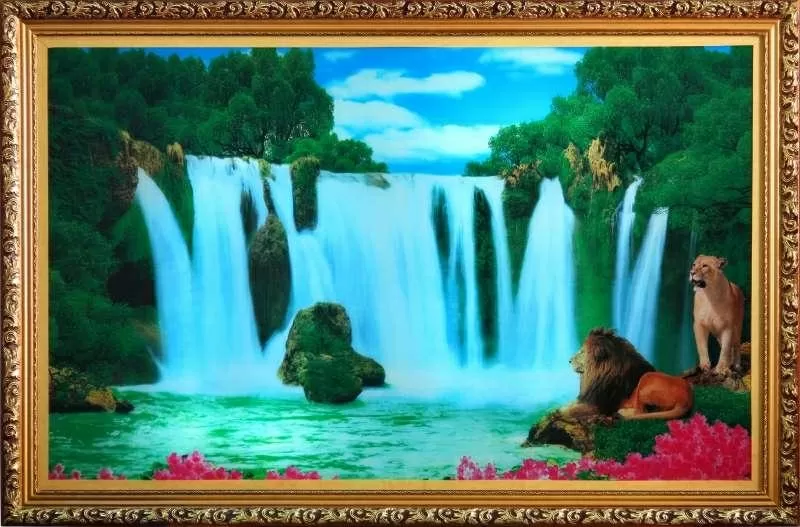 Картина водопад музыкальная
