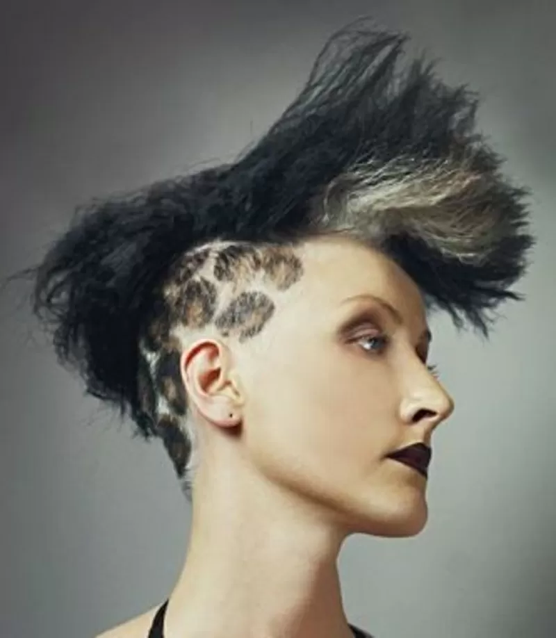 Креативная стрижка прокраска деталей рисунка материал= акция 2