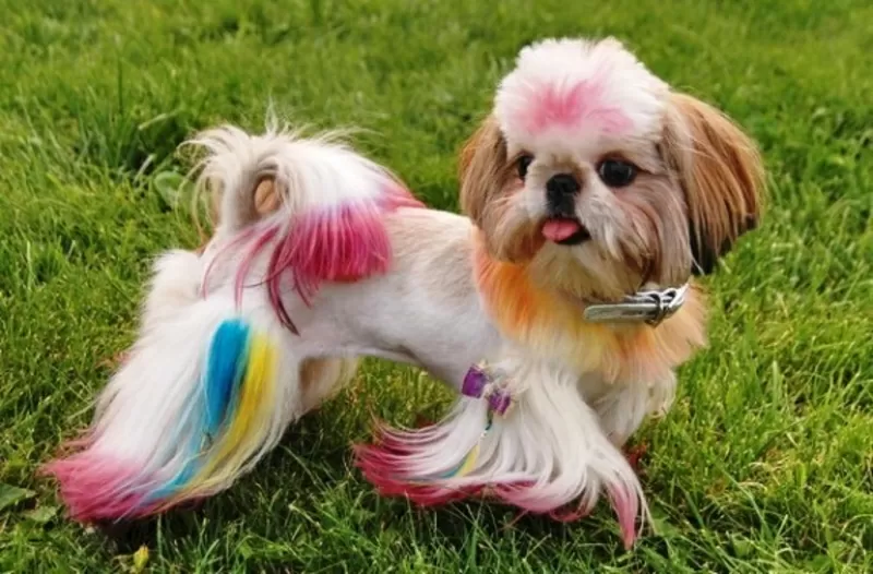 Креативная покраска собак всех пород и метисов, фото, груминг, проф