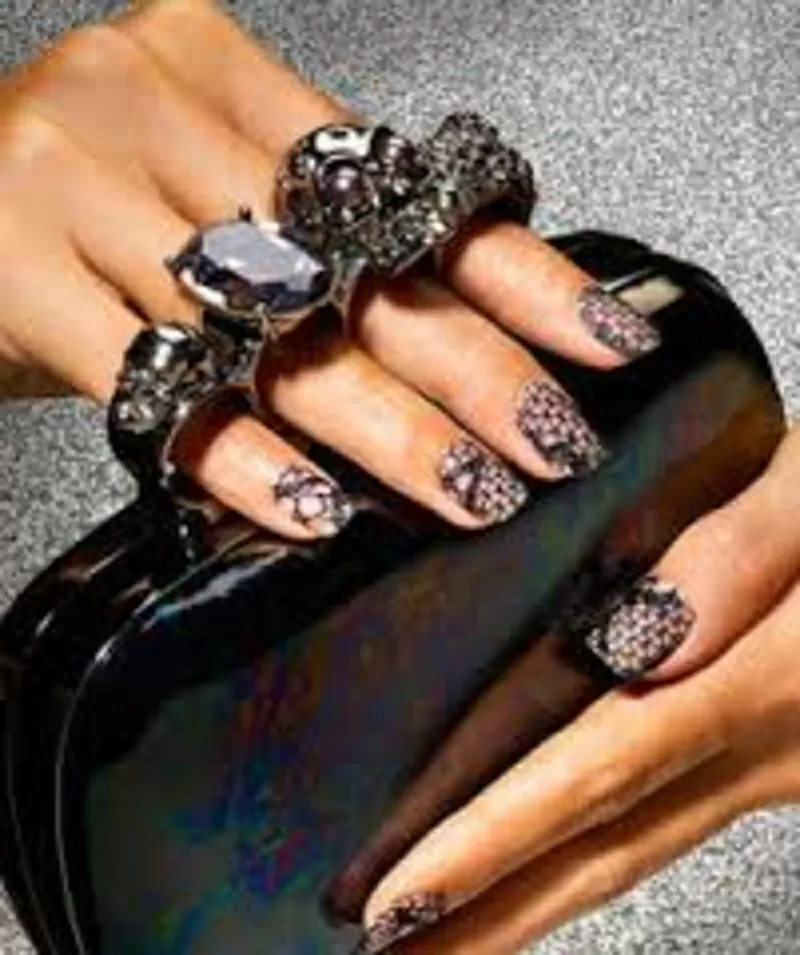 маникюр, педикюр, массаж, гель, акрил, украшение, камни, салон, педикюр 9