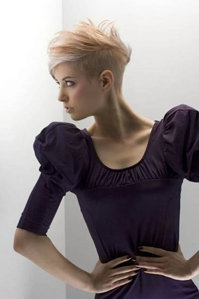 Короткие стрижки с укладкой- недорого 70 грн, акция, парикмахер салон 3