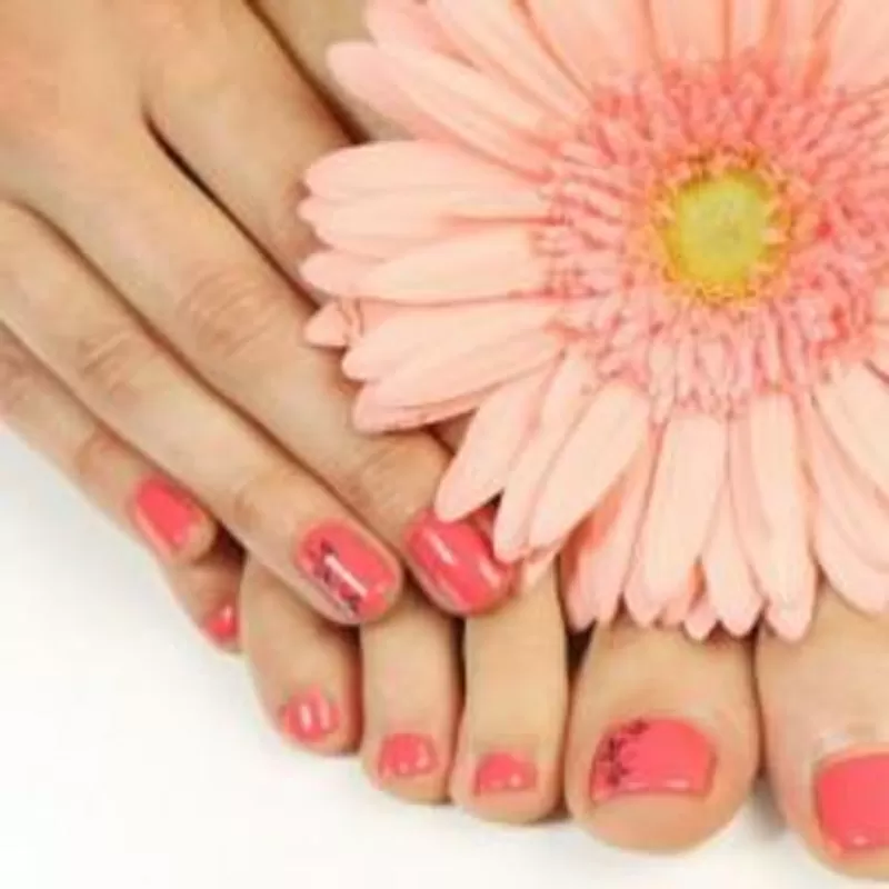 Профессиональный Педикюр + шелак,  акция,  дешево,  гель,  акрил,  покрытие 2