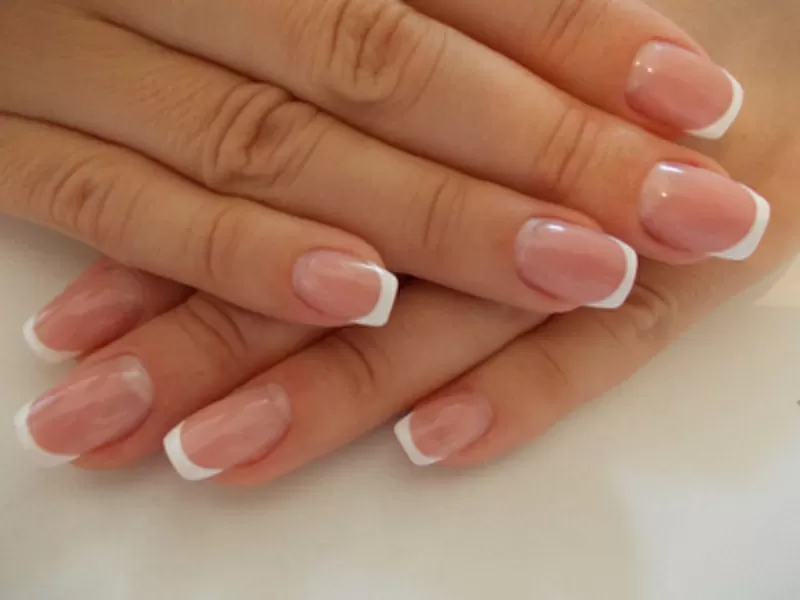 Наращивание ногтей, акрил, гель, под лак, френч, аквариум, свадебные, спа 3