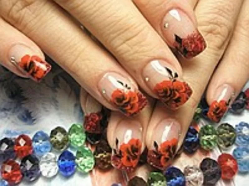 Маникюр,  европейский,  обрезной или биоманикюр,  спа,  акции,  дешево 2