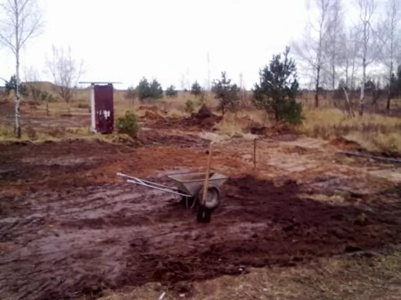 Подсыпка, выравнивание участка