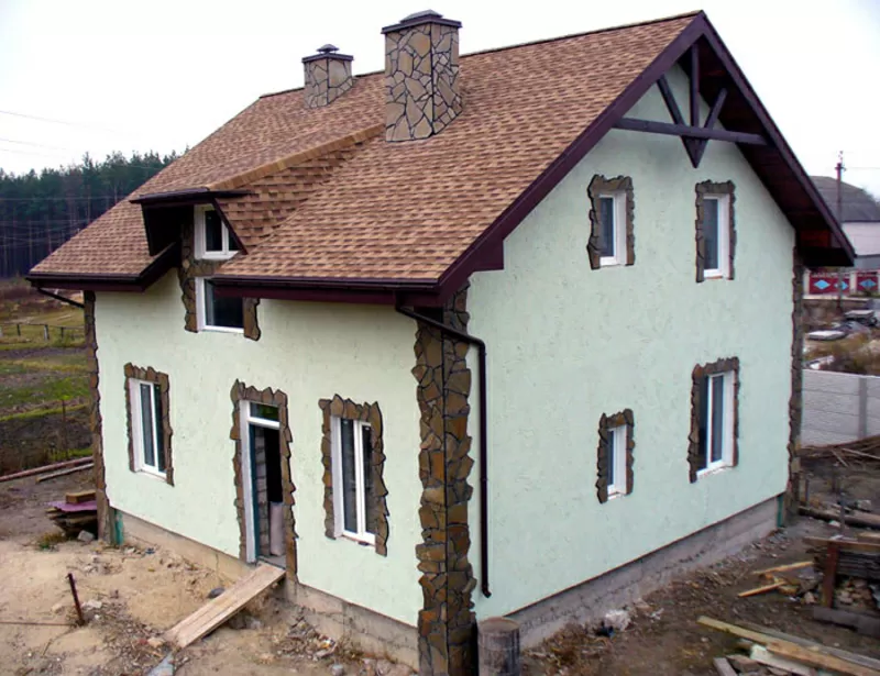 Утепление домов,  квартир,  Мокрый фасад 2