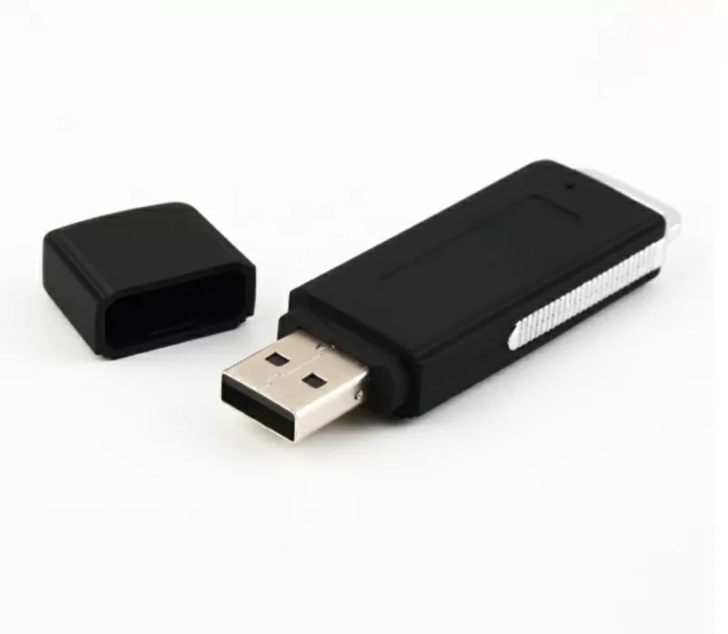 Флешка цифровой диктофон 4 гб. памяти до 70 часов аудиозаписи USB 