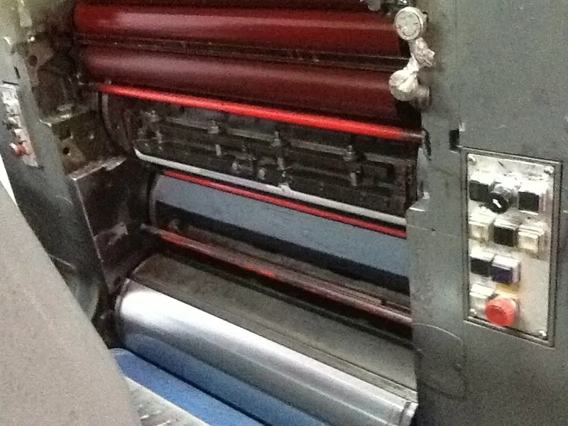 4-х красочная печатная листовая офсетная машина гейдельберг,  В2 4