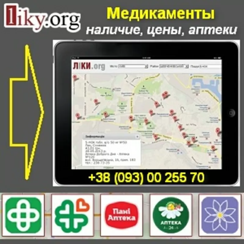 Медикаменты Цены, наличие в аптеках Киева, Украины