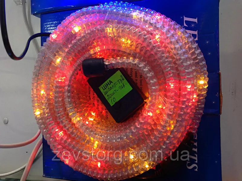 Светодиодный дюралайт LED 10м с контроллером  2