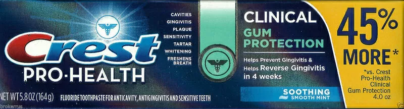 Лечебная зубн паста Crest Pro-Health Clinical Gum Protection 164 грамм