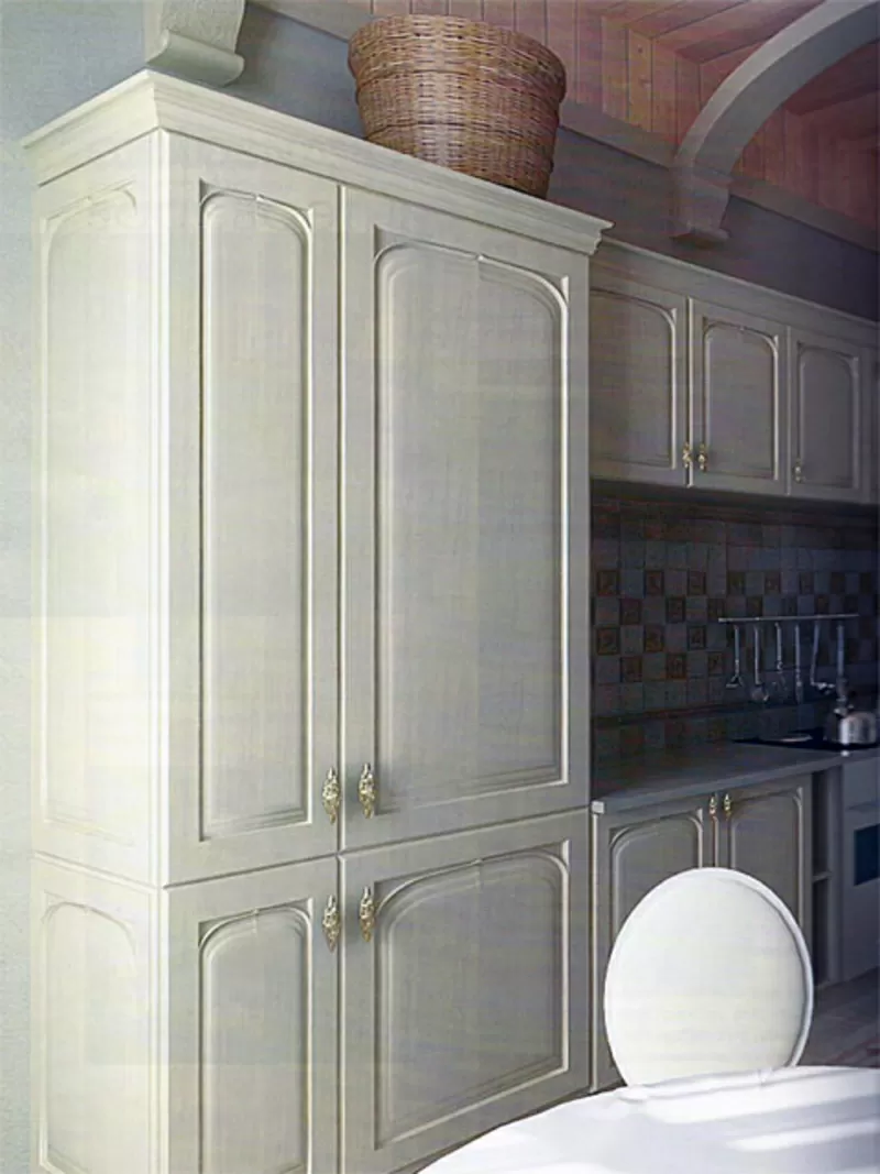 Кухни с натуральными фасадами под заказ 17