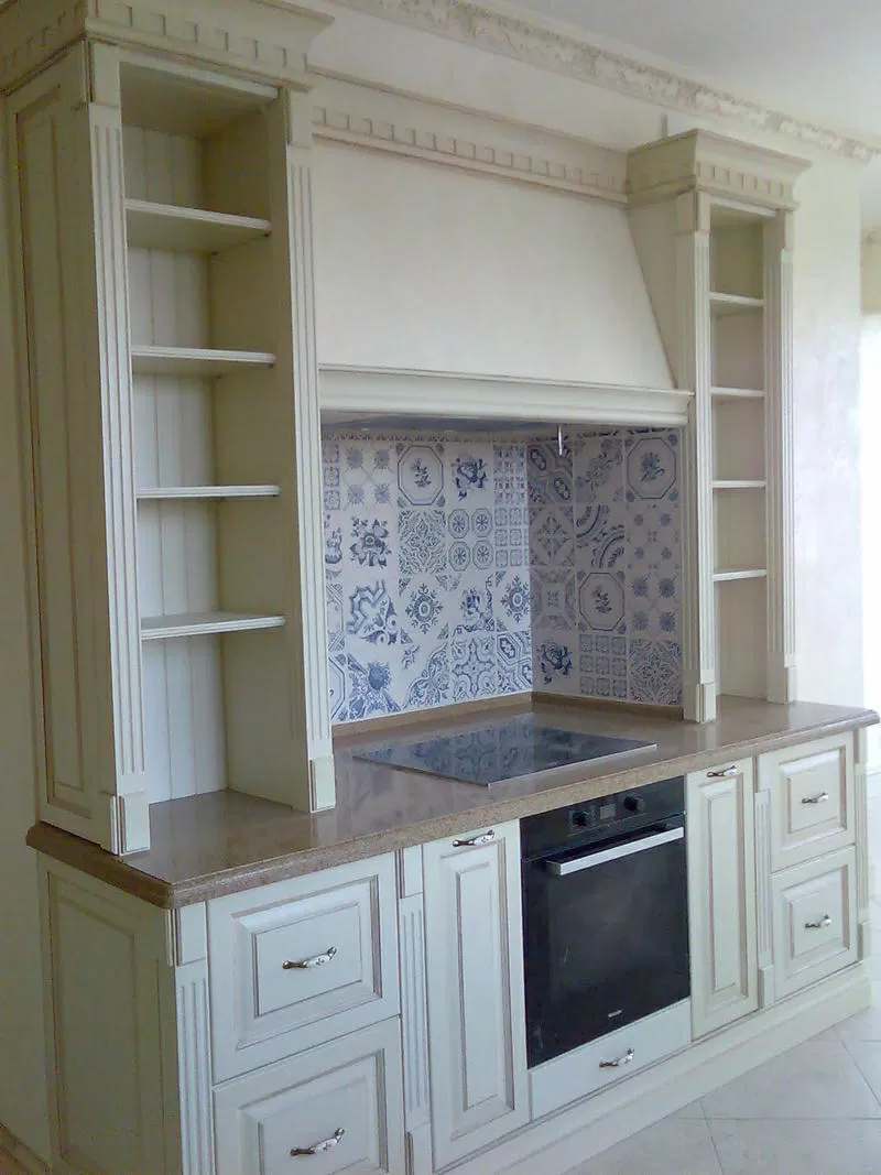 Кухни с натуральными фасадами под заказ 18