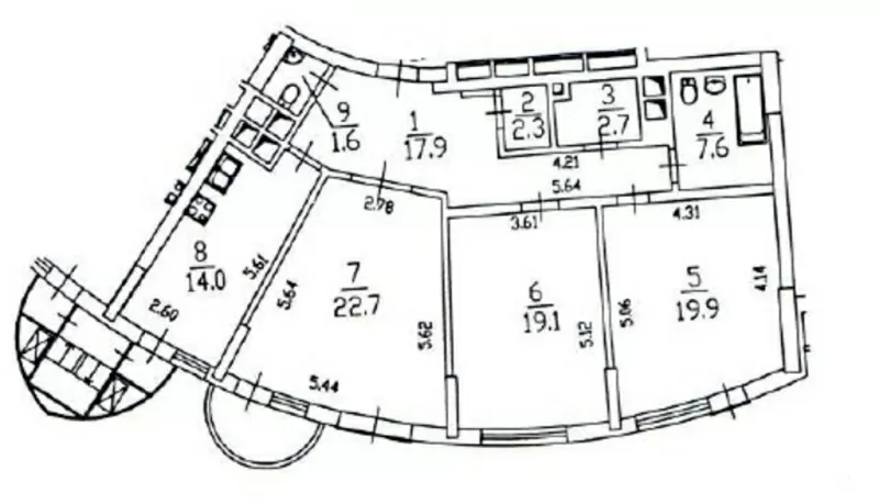 Продам 3 к квартиру  комплекс «Мытець» на Щорса 32б,  Киев,  Печерск 5