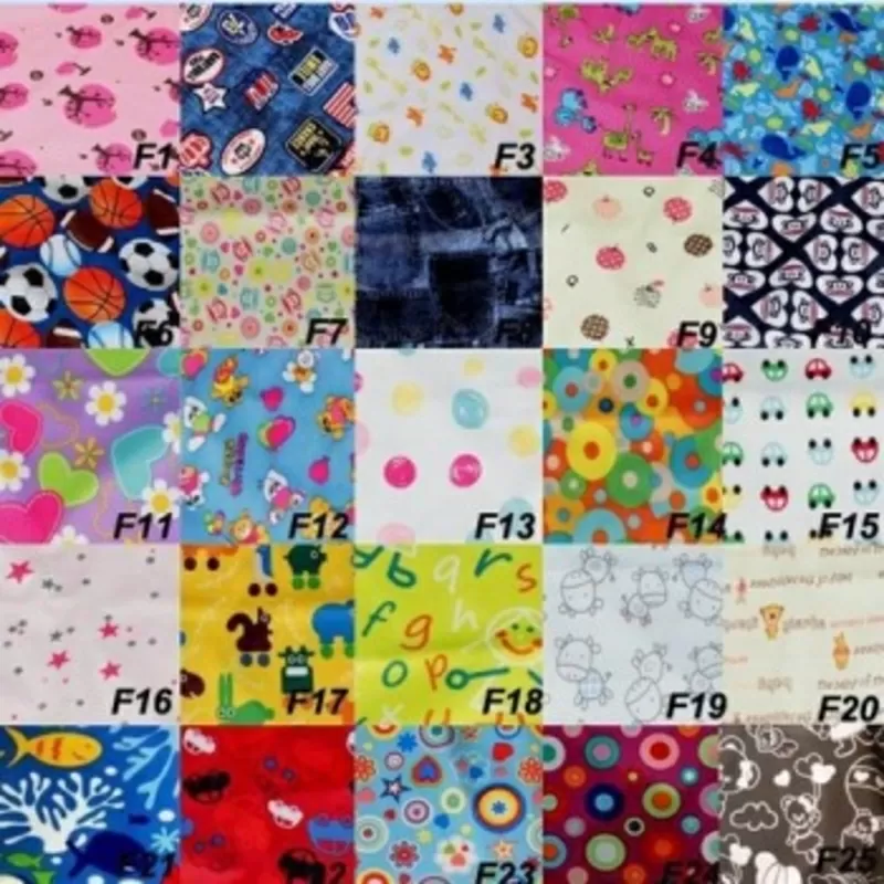 Многоразовый подгузник узорный, с бамбуковым угольным фибром