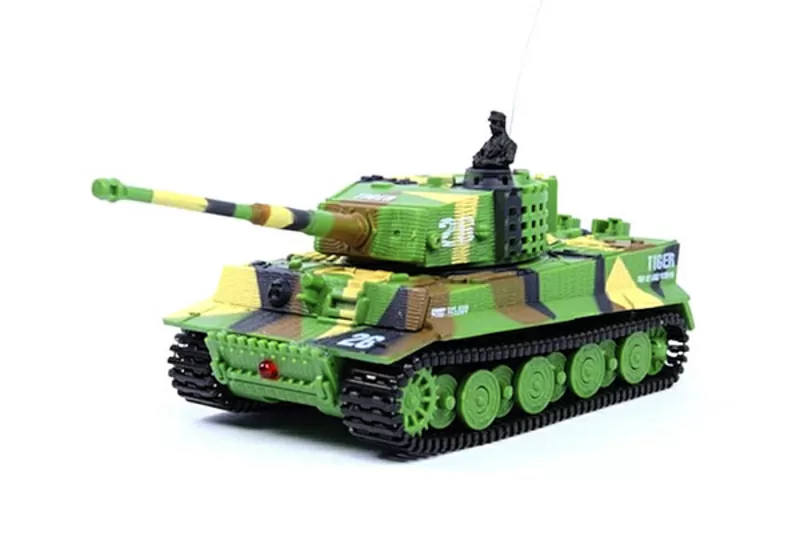 Танк микро р/у 1:72 Tiger со звуком (хаки зеленый)