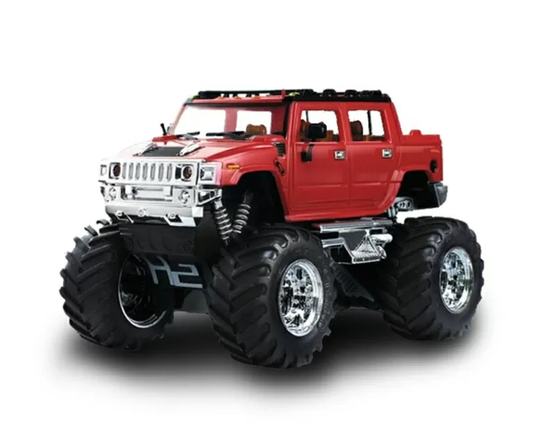 Джип микро р/у 1:43 Hummer (красный)