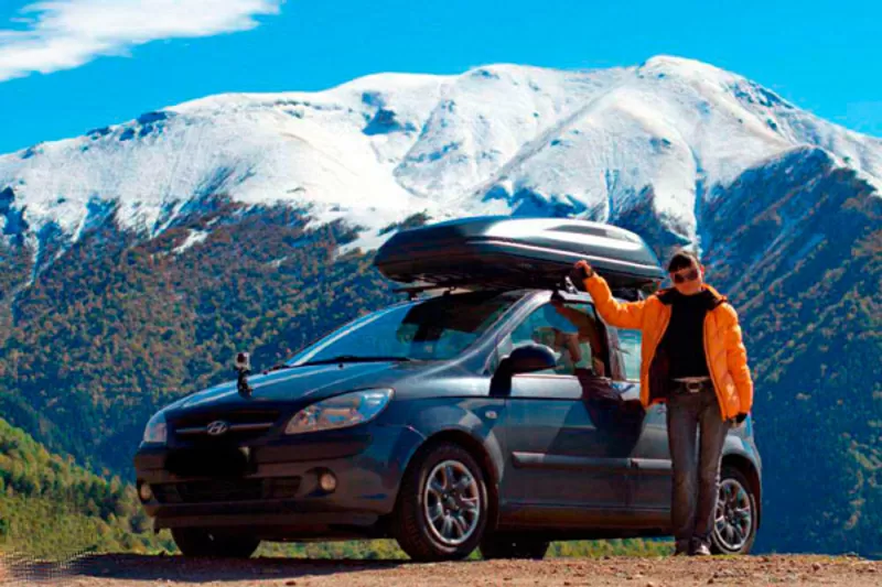 Автобагажники, боксы на крышу, прокат продажа Киев 2