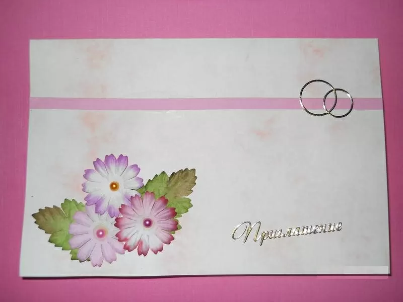 пригласительные на свадьбу ручной работы 5