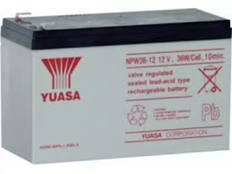 Аккумулятор Yuasa 12V/В NP 7,  12,  17Ah/Ач SWL 26-105 Ah/Ач  для ИБП ( 