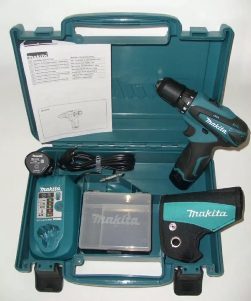 аккумуляторная дрель-шуруповёрт makita df330dwe