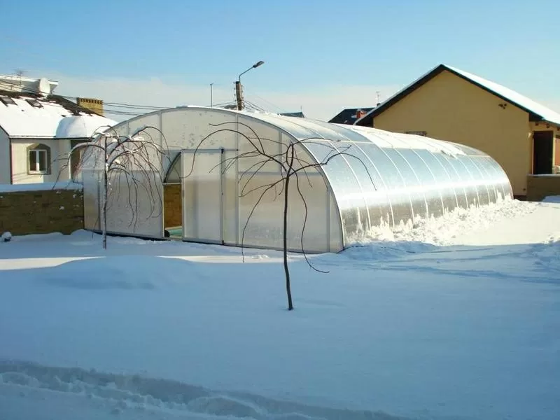 Поликарбонатные теплицы с алюминиевым каркасом. Доставка.  2