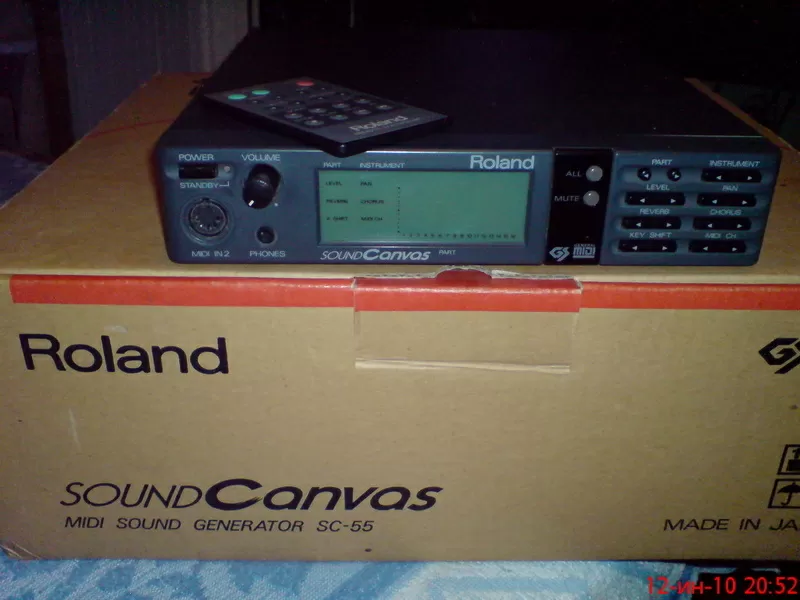 Roland MC 50 mk II и звуковой модуль Roland Sound Canvas sc 55  2