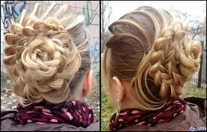 Свадебные, вечерние прически