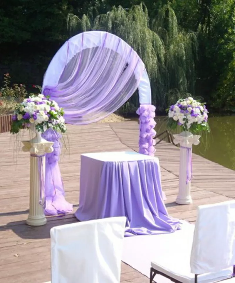 Оформление арки на свадьбу в Киеве