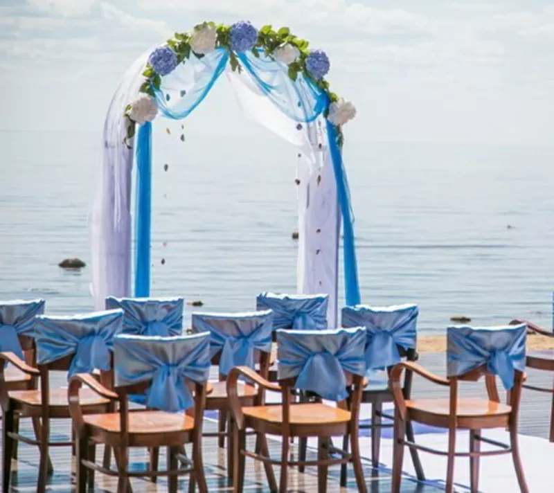 Оформление арки на свадьбу в Киеве 2