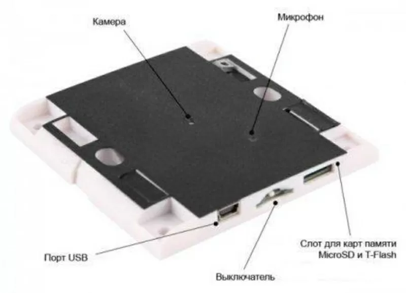 Розетка мини HD видеокамера с функцией активация голосом 3