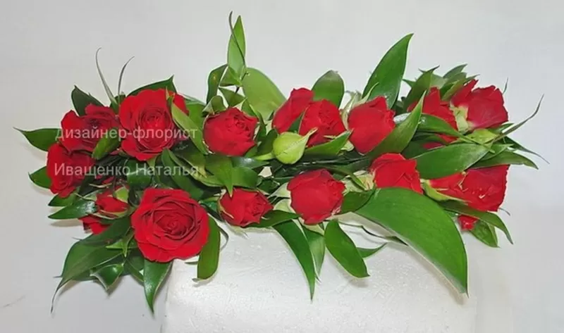 Свадебный венок из цветов