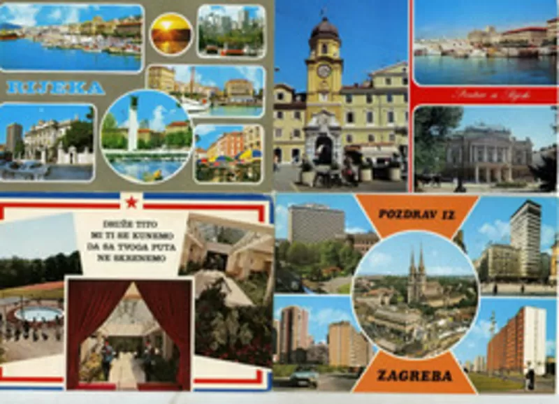 Распродажа коллекции цветных открыток с видами городов мира 2