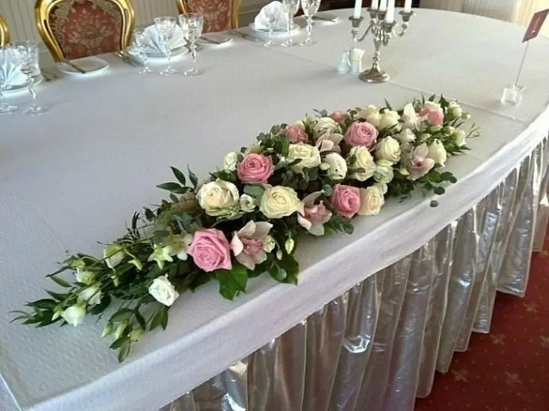 Украшение свадебного зала 4